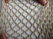 Pet / Spandex Brown Mosquito Net Fabric Mesh Netting For Gardens